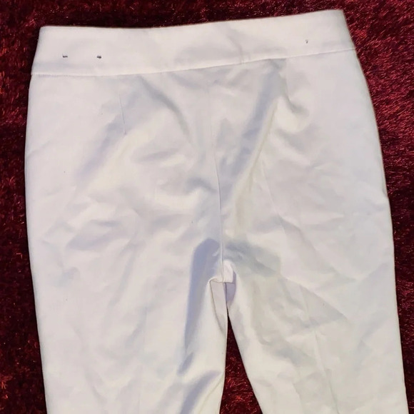 Nine West nude pink ankle cropped dress pants Sz 2 - Picture 9 of 16